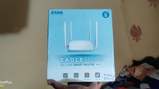 DLink R12 Router l DLink Eagle Pro AI Smart Router l Dlink R12 router l 1200 mbps Router [upl. by Kuo]