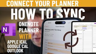 Sync OneNote Planner to Outlook Calendars [upl. by Yerffeg]