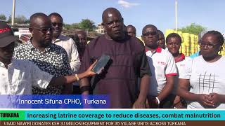 USAID Nawiri boosts Latrine Coverage to Fight Disease and Malnutrition in Turkana [upl. by Ahsikal]