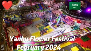 Yanbu Al Bahar Flower Festival February 2024 yanbu [upl. by Hakceber832]