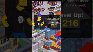 Simpsons Tapped Out Level 216 thesimpsons tappedout thesimpsonstappedout levelup [upl. by Joni]