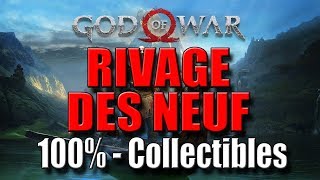 GOD OF WAR  RIVAGE DES NEUF  100 Collectibles [upl. by Felton]