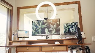 AFFORDABLE 2024 Desk Setup Home Office Makeover [upl. by Connell]