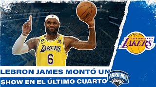 LEBRON JAMES MONTÓ UN SHOW EN EL ÚLTIMO CUARTO  ASÍ FUE EL DEBUT DE MIGUEL ANDÚJAR [upl. by Piper185]