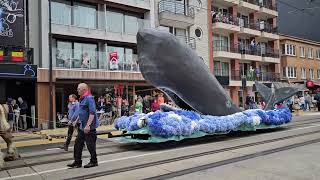 Garnaalstoet Oostduinkerke 2024 laatste stukje [upl. by Valdemar]