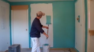 Interior Painting Step 3 Painting the Walls [upl. by Nallek144]