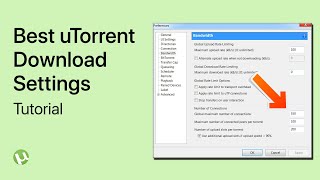 How to Use uTorrent to Download Torrents  Speed Up Optimize Settings Tutorial [upl. by Ree366]