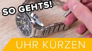 So Gehts Eine Uhr kürzen  DEUTSCH  TUTORIAL 1  HD [upl. by Neitsabes192]