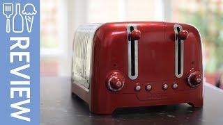 Dualit Lite 4Slice Toaster with Warming Rack Metallic Red ReviewOverview [upl. by Aisirtap]