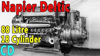 The Legendary Napier Deltic  88 Litre Opposed 2Stroke Triangle Engine [upl. by Ynoep]