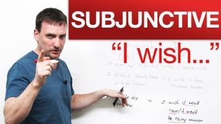 Learn English Grammar THE SUBJUNCTIVE – quotI wishquot [upl. by Ymerrej]