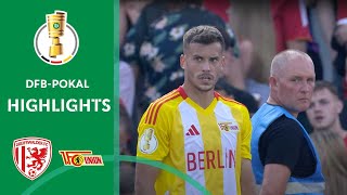 Greifswald fights  Greifswalder FC vs 1 FC Union Berlin 01  Highlights  DFBPokal First Round [upl. by Aisetra]