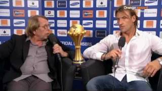 CAN 2012  Hervé Renards First Comment  Premier Mot dHervé Renard après le Sacre Africain [upl. by Eb]