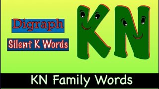 phonics Digraph KN Sound  Sikent K Words english [upl. by Hekker]