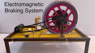 Electromagnetic braking system Mechanical engineering final year project [upl. by Erdnaxela]