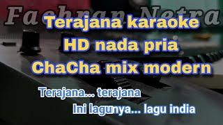 TERAJANA KARAOKE HD NADA PRIA VERSI KEYBOARD [upl. by Sum111]