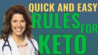 Keto Diet Explained Quick and Easy Rules of the Keto Diet [upl. by Secnarf]