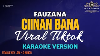 Fauzana  Ciinan Bana Karaoke [upl. by Bigler]