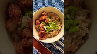 Savoury oats with chicken fyp explore weightlossrecipe highprotein healthy subscribe food [upl. by Essirahs]