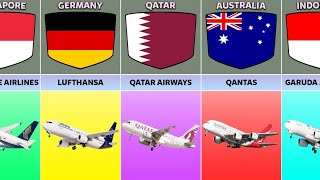 National Airlines from Different Countries [upl. by Ardied]