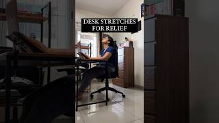 🪑🧘‍♀️ Quick Desk Stretches deskyoga [upl. by Adnarrim]