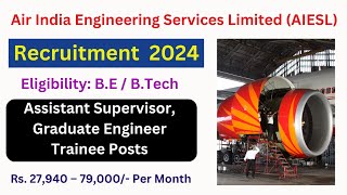 AIESL Recruitment 2024  Graduate Engineer Trainee Posts  Freshers can apply👉TN GOVERNMENT JOBS [upl. by Hemphill580]