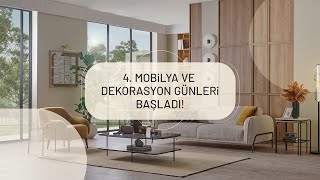 4 Mobilya ve Dekorasyon Günleri Başladı [upl. by Gerrard]