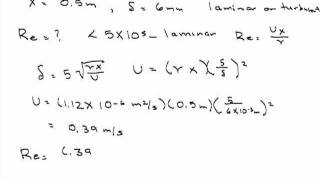 Boundary Layer Example Problem [upl. by Alihet]