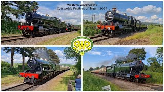 Cotswolds Festival of Steam  Gloucestershire Warwickshire Railway 25052024 [upl. by Imac]