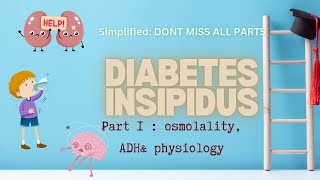 Diabetes insipidus part 1 osmolality and ADH hormone First clear your basics [upl. by Leede]