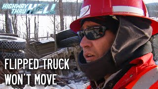 Gravel Loaded Truck Refuses to Flip  Part 1  Highway Thru Hell [upl. by Concepcion420]