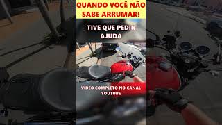 O DESCANSO DA MOTO CAIU EM MEIO AO TRANSITO CAÓTICO ISSO FEZ A MOTO PARAR QUEM AJUDOU [upl. by Erej]