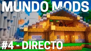 DIRECTO  ¡VAMOS MEJORANDO  MUNDO MODS 4  T2  Minecraft [upl. by Esch]