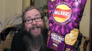 Christmas pudding flavoured crisps review [upl. by Zarla]