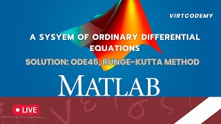 Easy solution of secondorder linear differential equation using MATLAB ode45 [upl. by Hansel]