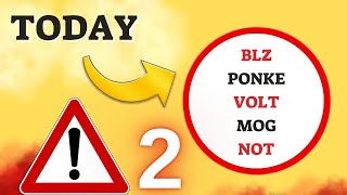 UPDATE Prediction 28MAY BLZ PONKE VOLT MOG NOT COIN Crypto Technical Analysis [upl. by Etaner]