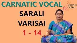 Sarali Varisai  1  14 All three speeds [upl. by Epifano]