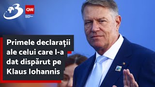 Primele declarații ale celui care la dat dispărut pe Klaus Iohannis Polițistul a spus că nu se ui [upl. by Namsu]