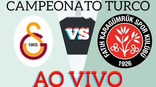 GALATASARAY X KARAGUMRUK AO VIVO CAMPEONATO TURCO 20122023  EM TEMPO REAL [upl. by Viddah]