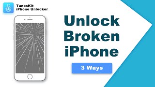 How to Unlock iPhone with CrackedBroken Screen 2024 [upl. by Carolynn]