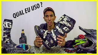 Meus Equipamentos Para Trilha ou Motocross  Conjunto Básico [upl. by Butler970]