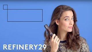 We Try 3 Different Curls With A Flat Iron  Beauty Prep School  Refinery29 [upl. by Onihc]