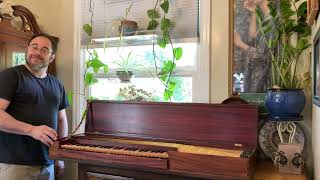 SOLD  Doublefretted clavichord by Ronald Haas [upl. by Libby]