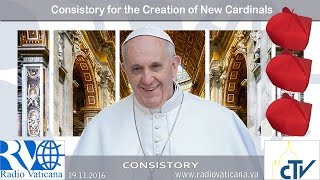 Consistory for the creation of new cardinals [upl. by Hpotsirhc]