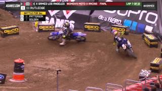 Vicki Golden wins Womens Moto X Racing  ESPN X Games [upl. by Aihsia]