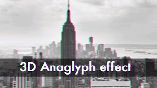 How To Make The 3D Anaglyph Effect in Photoshop [upl. by Tilly]