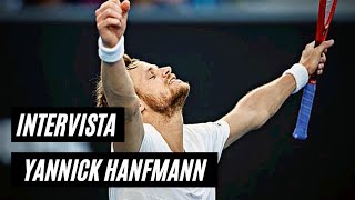 Yannick Hanfmann interview  Italian Serie A1 tennis 2021 [upl. by Yhtorod]