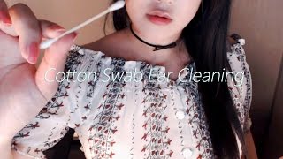 ASMR Realistic Cotton Swab Ear Cleaning 1 Hour No Talking [upl. by Dobrinsky]