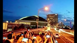 福岡オープントップバスで周遊観光！きらめき夜景コース Open Top Bus tour of Fukuoka [upl. by Nnaylloh]