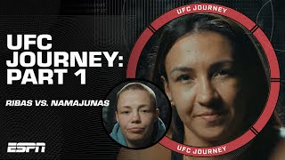 UFC Journey Amanda Ribas vs Rose Namajunas PART 1  ESPN MMA [upl. by Airbmat]